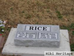 Alta Allene Rice