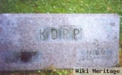 Frederick W Kopp