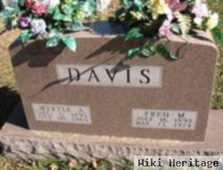 Myrtle A Davis