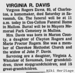 Virginia Ruth Rogers Davis