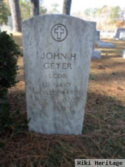 Lcdr John H Geyer