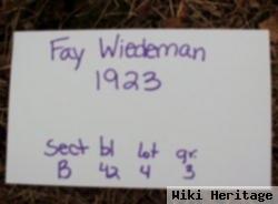 Fay Wiedeman