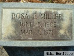 Rosa F Miller