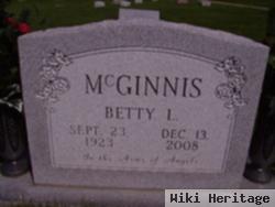 Betty Louise Shuler Mcginnis