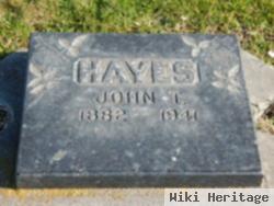 John Thomas "jack" Hayes