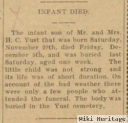 Infant-1 Child Yust