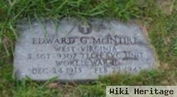 Edward G Mcintire