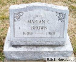 Marian C Brown