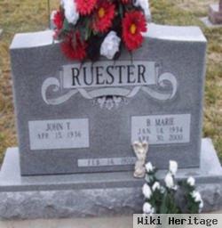 B Marie Allen Ruester