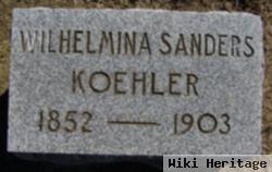 Wilhelmina Sanders Koehler