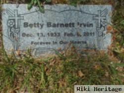 Betty Lee Barnett Irvin