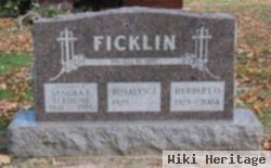 Herbert O Ficklin