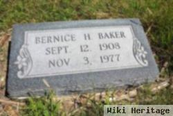 Bernice H Baker