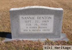 Nannie Earp Denton