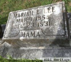 Frances Mariah L. Sarrett Lee