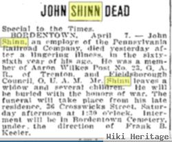 Sgt John S. Shinn