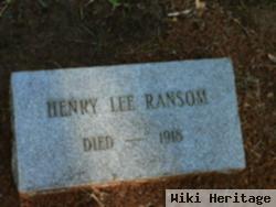 Henry Lee Ransom