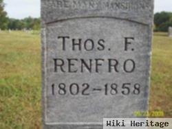 Thomas F Renfro