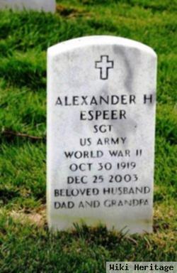 Alexander H Espeer