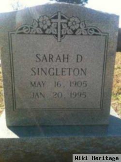 Sarah D. Singleton