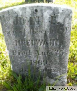 John E Mcelwain