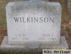 T D Wilkinson, Iii