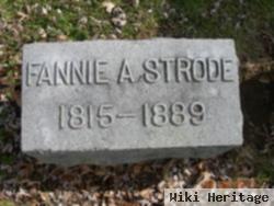 Fannie A Howard Strode