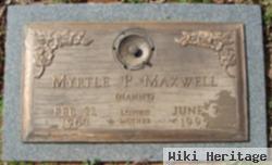 Myrtle P. "nanny" Maxwell