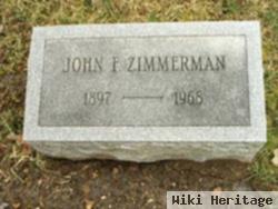 John F Zimmerman