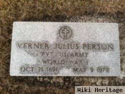 Verner Julius Person