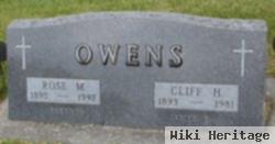 Clifford H "cliff" Owens
