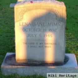 Lena Jane Mims