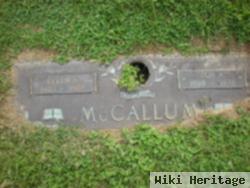 Joe A. Mccallum