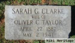 Sarah G. Clarke Taylor