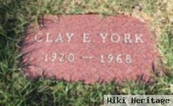 Clay Edward York