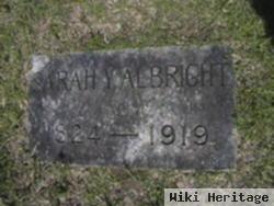 Sarah Young Jones Albright