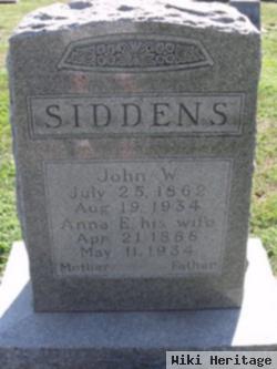 John W Siddens