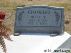 Betty W Chambers