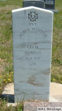 Pvt John Moody