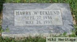 Harry W Ecklund