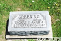 Anna Jane "annie" Clarkson Greening