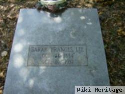 Sarah Frances Lee
