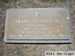 Frank N Walton