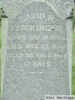 David H Flickinger