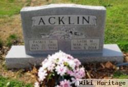 Sadie M Acklin