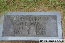 Mary Frazier Hillman