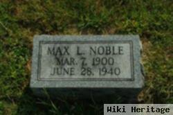 Max L Noble