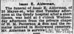 Isaac E. Alderman