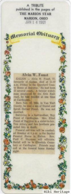 Alvin W Foust