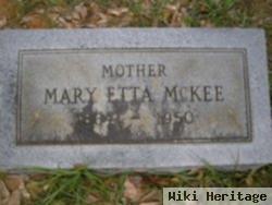 Mary Etta Williams Mckee